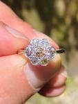 Stunning Edwardian Natural Diamond Engagement Ring 18ct Gold