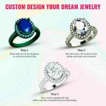 Art Deco Emerald Diamond Halo Vintage Ring