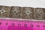 Silver Gilt Filigree Flower Bracelet