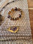 Vintage Costume Jewellery Lot: Necklaces, Bracelets & More