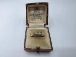 Victorian 18ct Gold Diamond & Sapphire Ring 1897