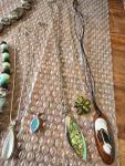 Vintage Costume Jewellery Lot: Necklaces, Bracelets & More