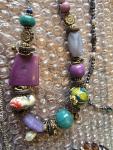 Vintage Costume Jewellery Lot: Necklaces, Bracelets & More