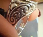 Vintage Sterling Silver Signet Ring with Onyx