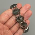 Scottish Silver and Moss Agate Bracelet