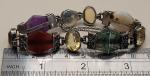 Antique Victorian Silver Scottish Agate Bracelet