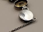 Antique Victorian Silver Scottish Agate Bracelet