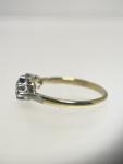 Vintage 18ct Gold Platinum Sapphire Diamond Ring