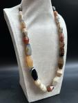 Vintage Agate Bead Necklace