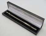Sterling Silver Vintage Art Deco Flat Bracelet