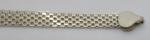 Sterling Silver Vintage Art Deco Flat Bracelet