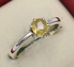 Vintage Ceylon Yellow Sapphire Women’s Ring
