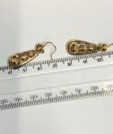 Victorian 9ct Gold Drop Dangle Earrings
