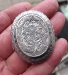 Victorian Silver Hand Engraved Antique Locket