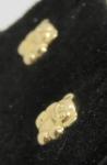 Vintage Art Deco 9ct Gold Teddy Bear Earrings