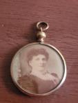 Victorian Rolled Gold Photo Locket Pendant