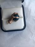 Victorian Bloodstone Claw Pendant - Vintage Steampunk