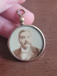 Victorian Rolled Gold Photo Locket Pendant