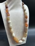 Vintage Agate Bead Necklace