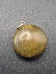 Vintage Stone Compass Pendant Charm