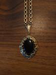 Vintage Ornate Pendant Necklace