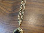 Vintage Ornate Pendant Necklace