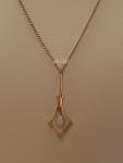 Edwardian 9ct Gold Opal Drop Necklace c1910