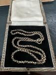 Vintage 9K Gold Rolo Chain Necklace 49cm