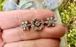 Sparkling Antique Star and Crescent Moon Brooch