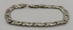 Sterling Silver Art Deco Vintage Link Bracelet