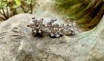 Sparkling Antique Star and Crescent Moon Brooch