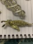 Set of 7 Vintage Paste Brooches and Buckles