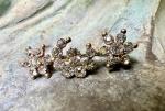 Sparkling Antique Star and Crescent Moon Brooch