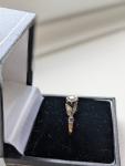 1920s Vintage Diamond Solitaire Gold & Platinum Ring