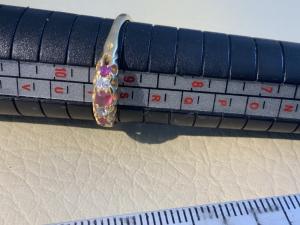 Victorian 18ct Gold Ruby Diamond Eternity Ring