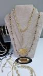 Vintage Gold Tone Jewellery Bundle - 32 Pieces