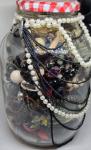 Mystery Jar of Vintage and Modern Costume Jewelry