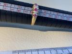 Victorian 18ct Gold Ruby Diamond Eternity Ring