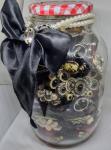 Mystery Jar of Vintage and Modern Costume Jewelry