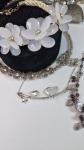 Whimsical Art Nouveau Butterfly Necklace Set