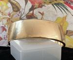 Edwardian 46g Wide Hinged Bangle in 9ct Gold