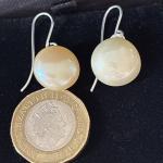 Edwardian Silver Pearl Drop Earrings