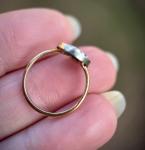 15ct Gold Art Deco Diamond Daisy Cluster Ring