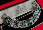 Art Deco Geometric Crystal Cocktail Bracelet