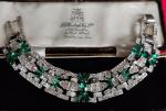 Art Deco Geometric Crystal Cocktail Bracelet