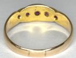 Victorian 15ct Gold Ruby Half Eternity Ring