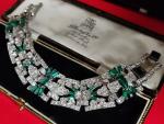Art Deco Geometric Crystal Cocktail Bracelet