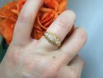 Antique 18ct Gold Five Stone Diamond Ring