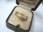 Antique 18ct Gold Five Stone Diamond Ring