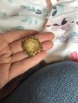 Antique Silver-Plated Locket Charm